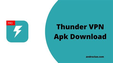 download thunder vpn mod apk